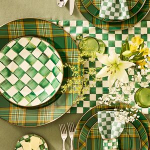 Tartan Violet Serving Platter – Green Tartan