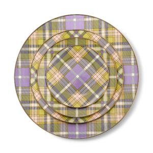 Tartan Violet Serving Platter