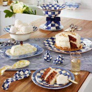 Rosy Check Serving Platter – Royal Check