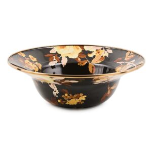 White Flower Market Serving Bowl – Wild Rose Brown