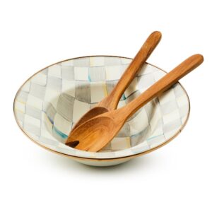 Rosy Check Salad Serving Set – Sterling Check