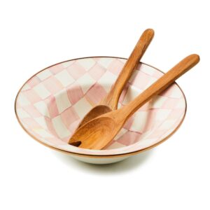 Rosy Check Salad Serving Set