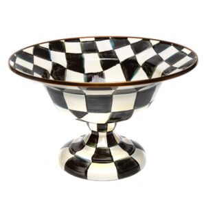 Check Enamel Compote – Courtly Check, Large