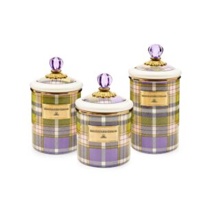Tartan Violet Canisters – Violet Tartan, Small