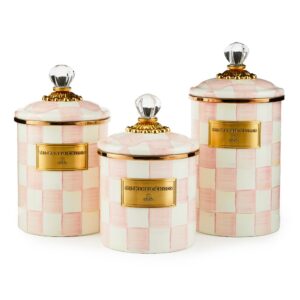 Rosy Check Enamel Canisters – Rosy Check, Small