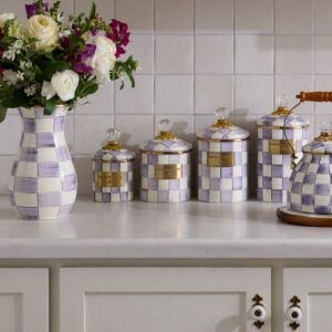 Violet Check Canisters – Violet Check, Small
