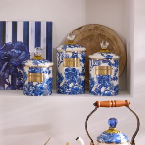 Royal English Garden Enamel Canisters – Royal English Garden, Medium