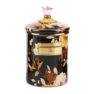 Wild Rose Brown Canisters