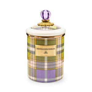 Tartan Violet Canisters