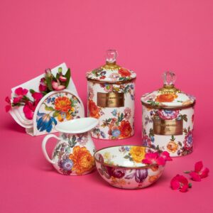 White Flower Market Enamel Canisters – White Flower Market, Medium