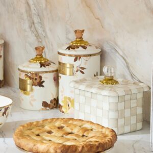 Wild Rose White Canisters – Wild Rose White, Large