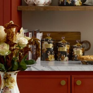 Wild Rose Brown Canisters – Wild Rose Brown, Large