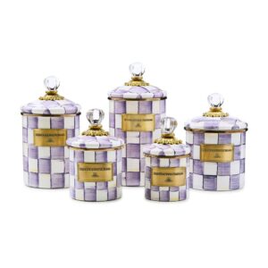 Violet Check Canisters – Violet Check, Large