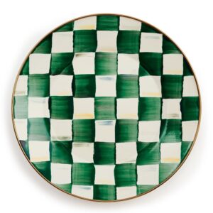 Emerald Check Enamel Dinnerware