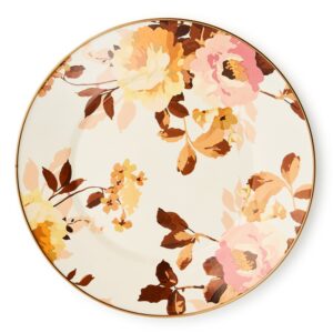 Wild Rose White Enamel Dinnerware