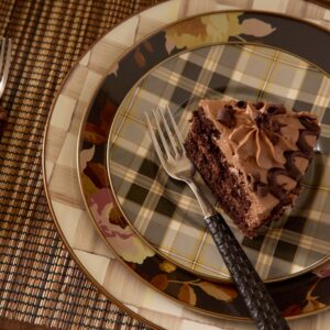 Wild Rose Brown Dinnerware – Wild Rose Brown, Dinner Plate