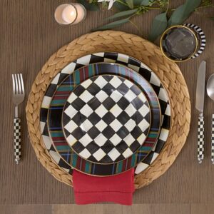Black Tartan Dinnerware – Black Tartan, Dinner Plate