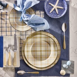 Latte Tartan Dinnerware – Latte Tartan, Dinner Plate