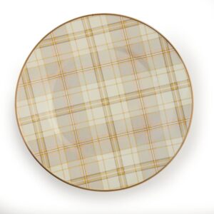 Latte Tartan Dinnerware