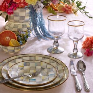 Sterling Check Enamel Dinnerware – Sterling Check, Dinner Plate