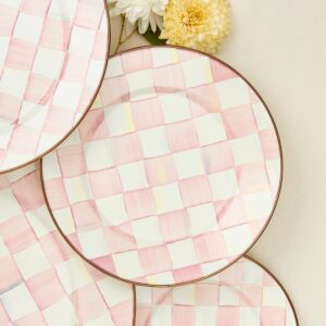 Rosy Check Enamel Dinnerware – Rosy Check, Dinner Plate