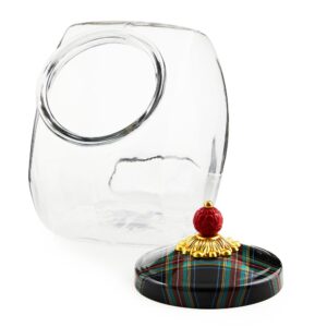 Tartan Cookie Jar – Black Tartan