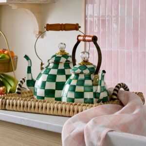 Check Tea Kettle – Emerald Check, 3 Quart