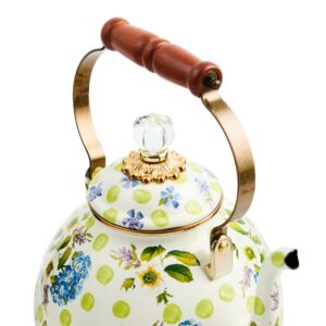 Floral Tea Kettle – Wildflowers Green, 3 Quart