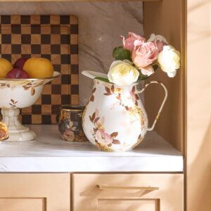 Wild Rose Brown Pitcher – Wild Rose White
