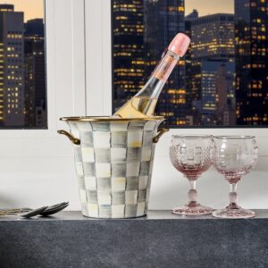 Emerald Check Wine Cooler – Sterling Check