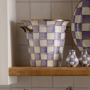 Emerald Check Wine Cooler – Violet Check