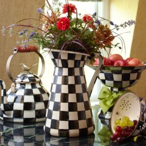 Enamel Practical Pitcher – Courtly Check, Large