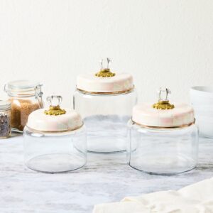 Rosy Check Kitchen Canisters – Rosy Check, Set of 3