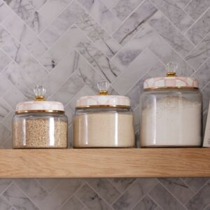 Rosy Check Kitchen Canisters – Rosy Check, Medium