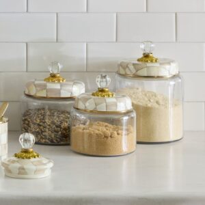 Mocha Check Kitchen Canisters – Mocha Check, Large