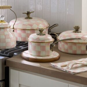 Rosy Check Cookware – Rosy Check, 1 Qt. Saucepan