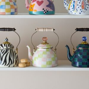 Juniper Check 2 Quart Tea Kettle – Palm Beach Check