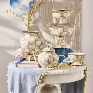 Courtly Check 4 Cup Teapot – Mocha Check