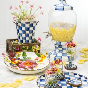 Courtly Check Round Tray – Royal Check