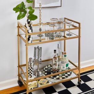 Courtly Check Round Tray