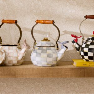 Mocha Check Whistling Tea Kettle – Sterling Check