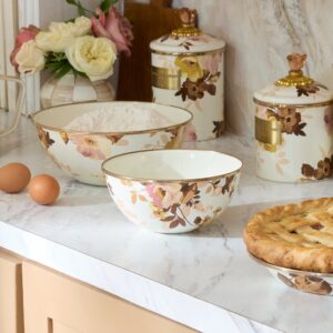 Wild Rose White Enamel Everyday Bowl – Wild Rose White, Small