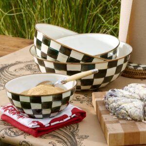 Courtly Check Enamel Everyday Bowl – Courtly Check, Small