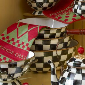 Courtly Check Enamel Everyday Bowl – Courtly Check, Medium