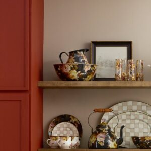 WIld Rose Brown Enamel Everyday Bowl – Wild Rose Brown, Large