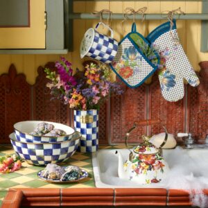 Royal Check Enamel Everyday Bowl – Royal Check, Large