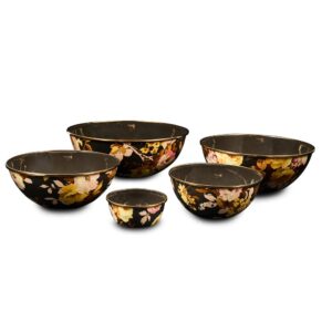 WIld Rose Brown Enamel Everyday Bowl – Wild Rose Brown, Extra Large