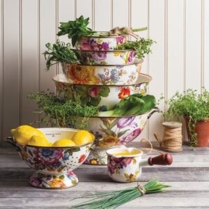 White Flower Market Extra Large Everyday Bowl