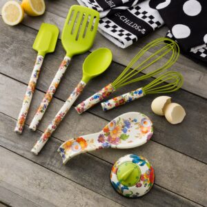 Rosy Check Spoon Rest – White Flower Market