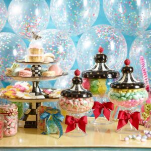 Check Pedestal Platter – Courtly Check, Large